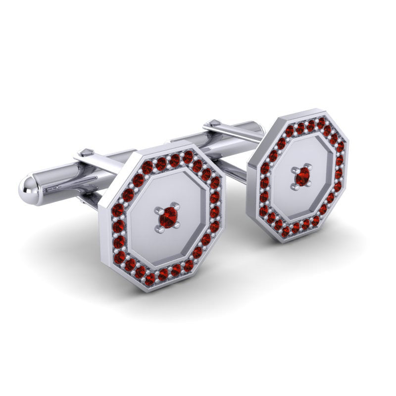 Garnet Cufflinks
