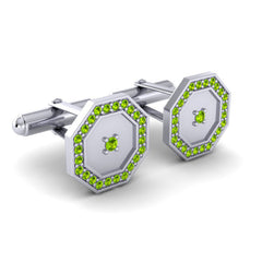 Peridot Cufflinks
