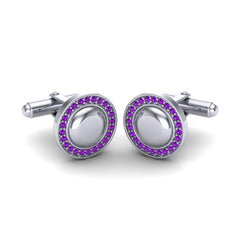 Amethyst Cufflinks