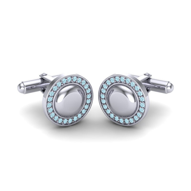 Aquamarine Cufflinks