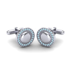 Aquamarine Cufflinks