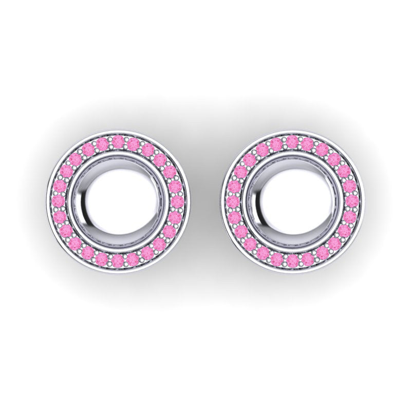 Pink Tourmaline Cufflinks