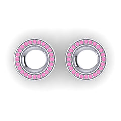 Pink Tourmaline Cufflinks