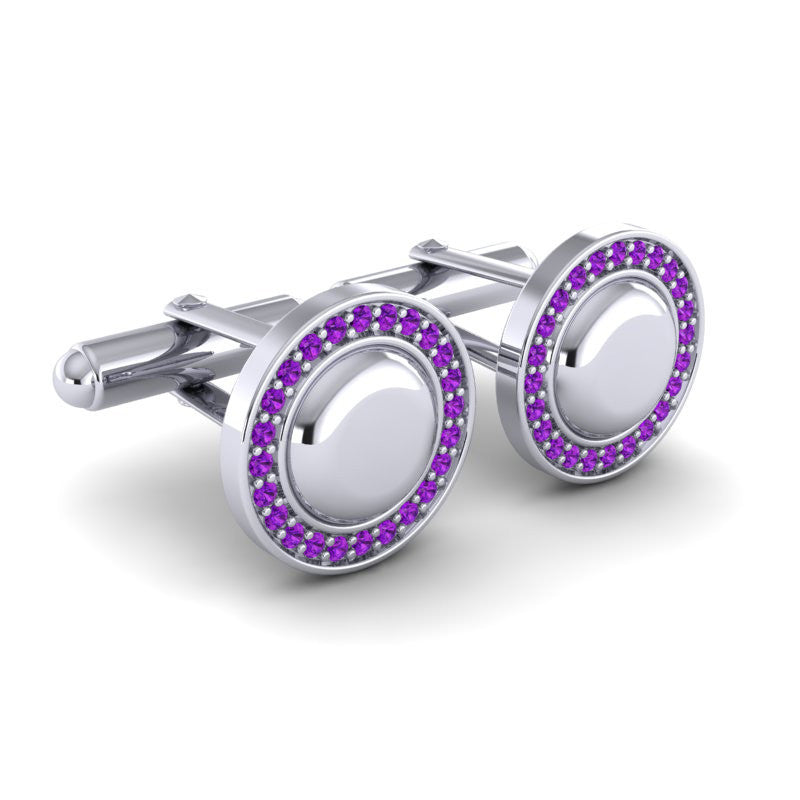 Amethyst Cufflinks