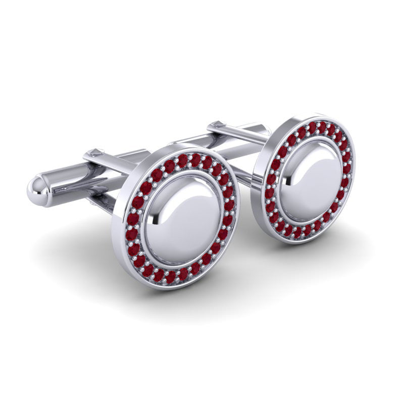 Ruby Cufflinks