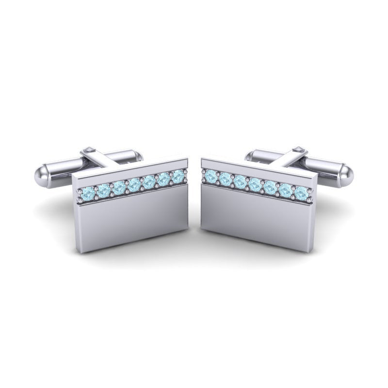 Aquamarine Cufflinks
