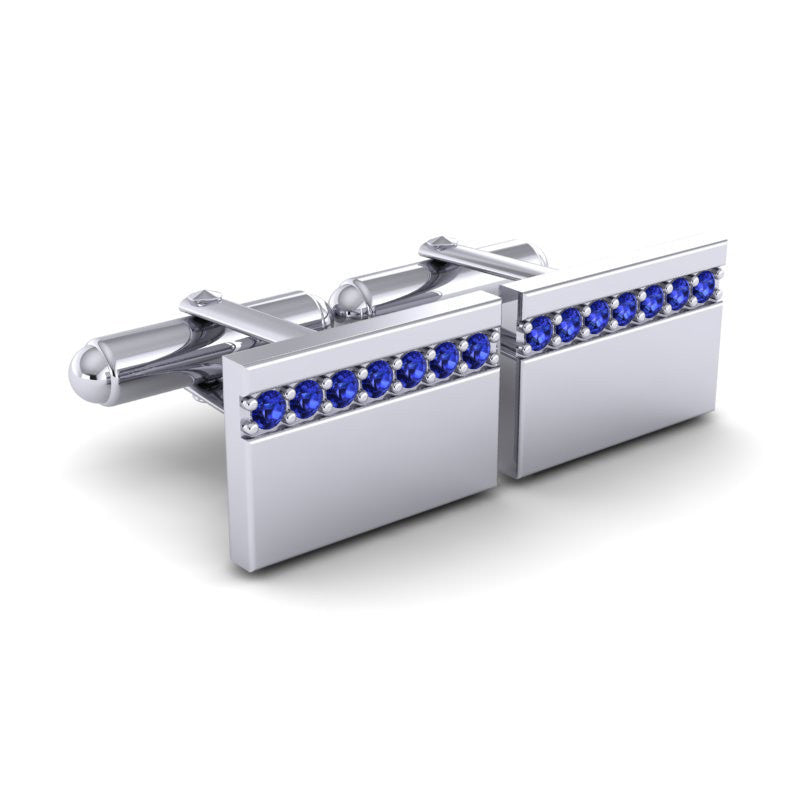 Blue Sapphire Cufflinks