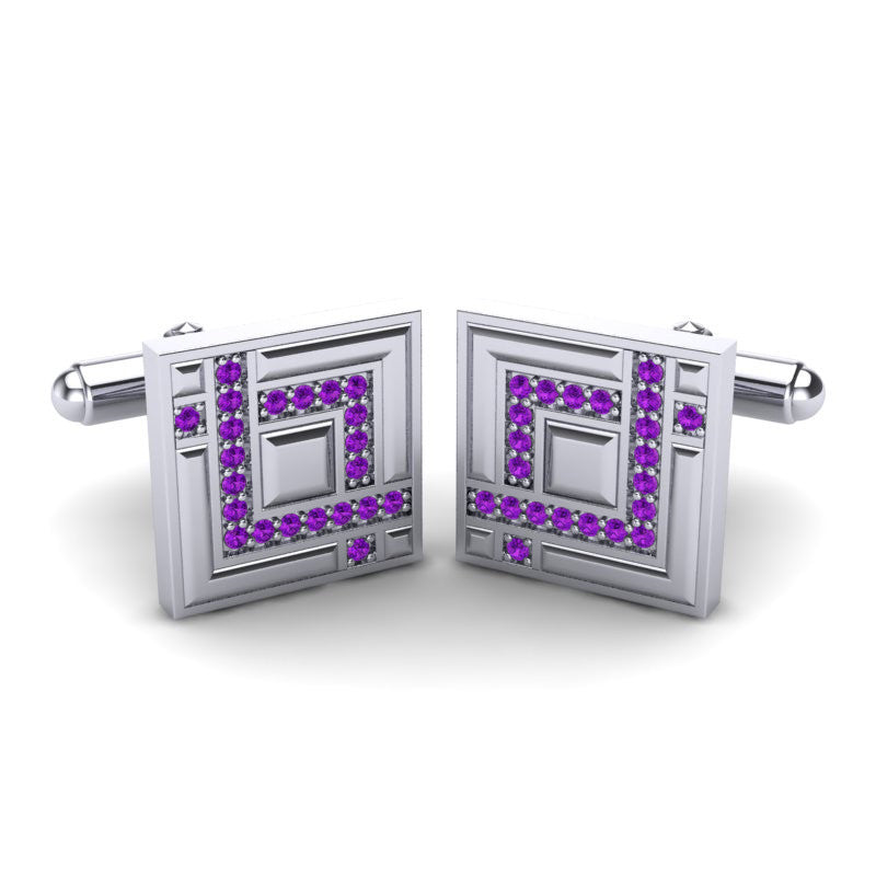 Amethyst Cufflinks