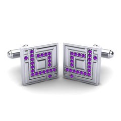 Amethyst Cufflinks