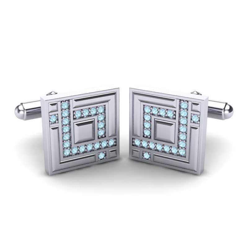 Aquamarine Cufflinks