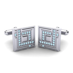 Aquamarine Cufflinks