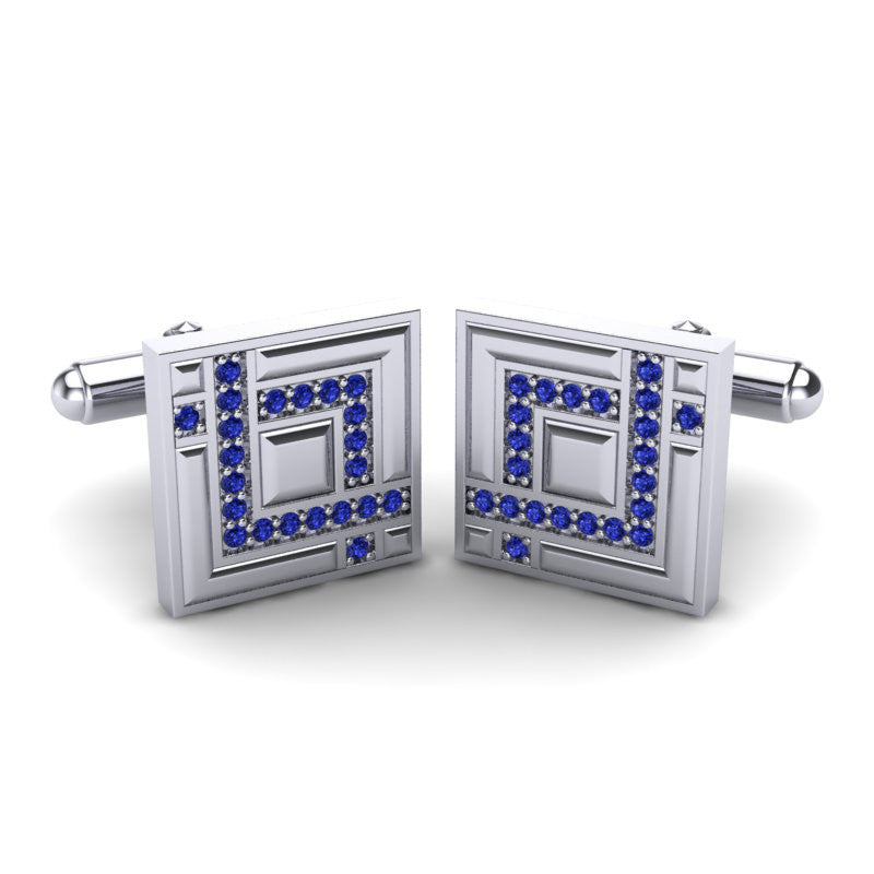 Blue Sapphire Cufflinks