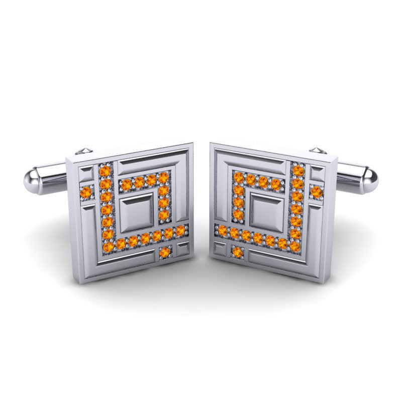 Citrine Cufflinks