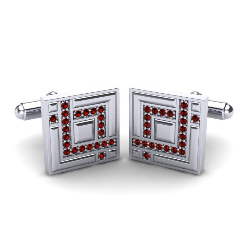 Garnet Cufflinks