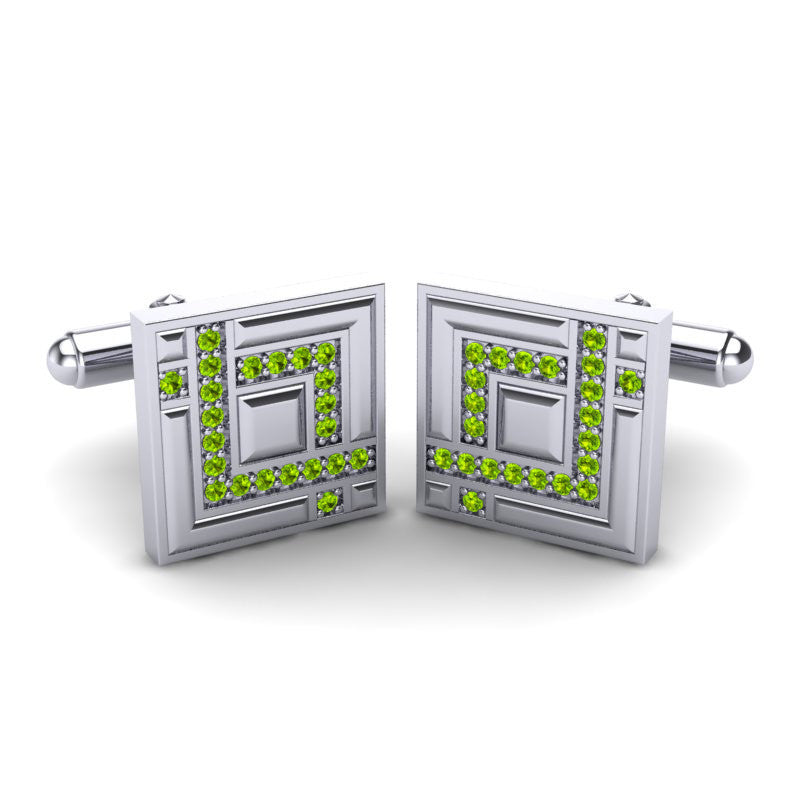Peridot Cufflinks