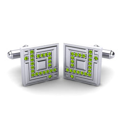 Peridot Cufflinks