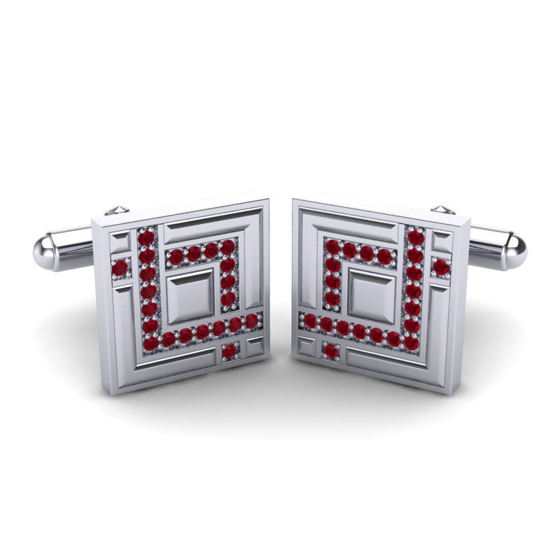 Ruby Cufflinks