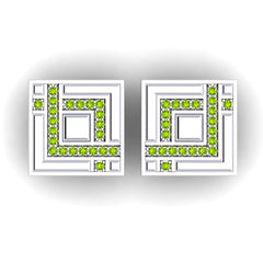 Peridot Cufflinks