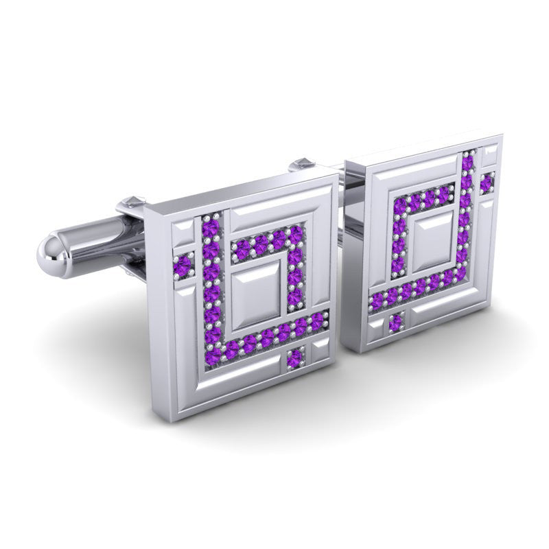 Amethyst Cufflinks