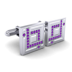 Amethyst Cufflinks