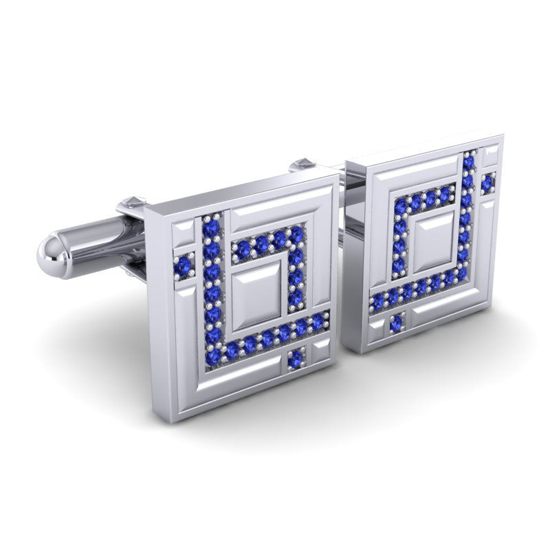 Blue Sapphire Cufflinks