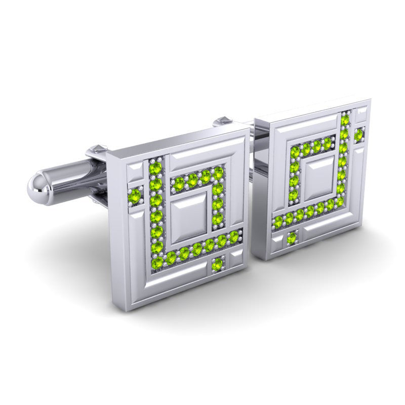 Peridot Cufflinks