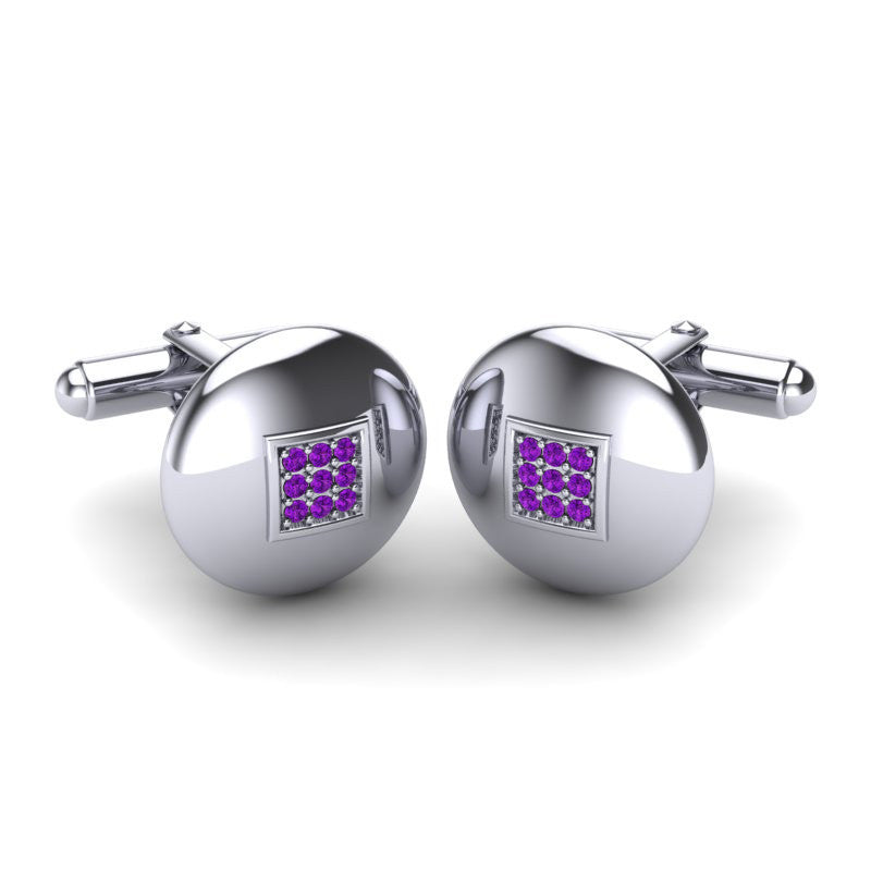Amethyst Cufflinks