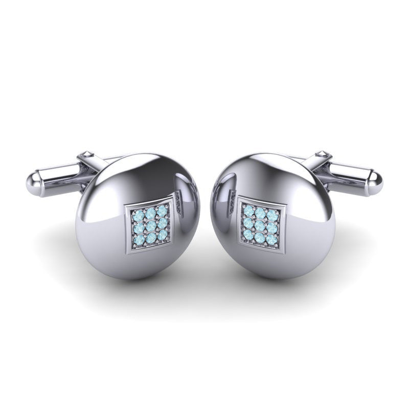 Aquamarine Cufflinks