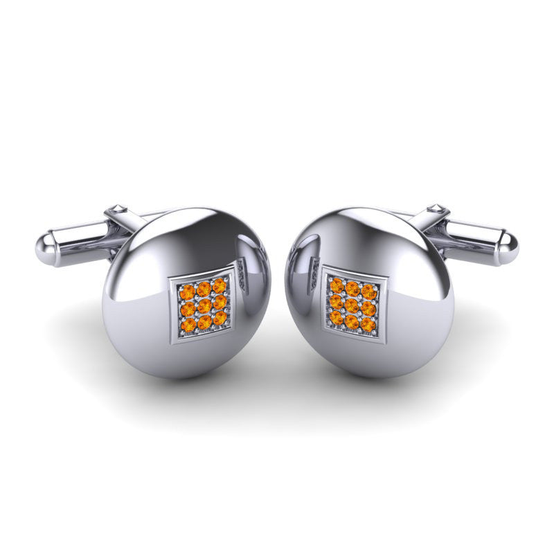 Citrine Cufflinks