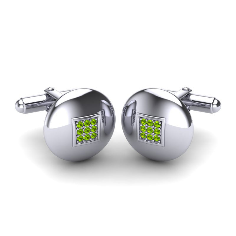 Peridot Cufflinks