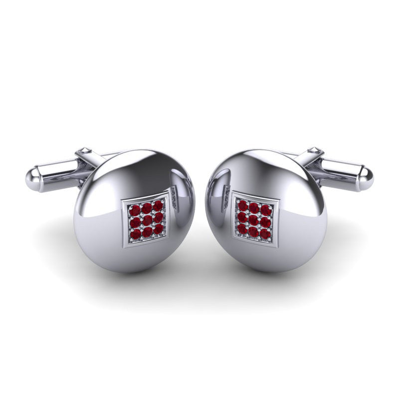 Ruby Cufflinks