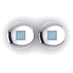 Swiss Blue Topaz Cufflinks