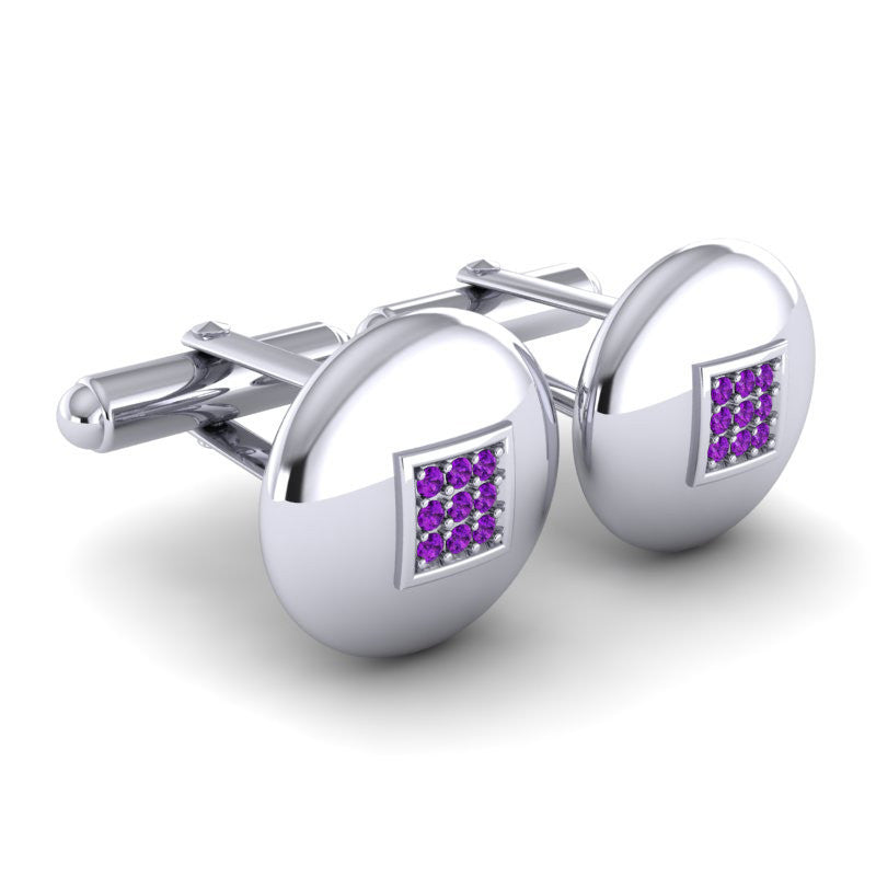 Amethyst Cufflinks