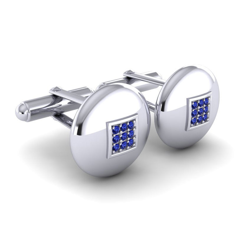 Blue Sapphire Cufflinks