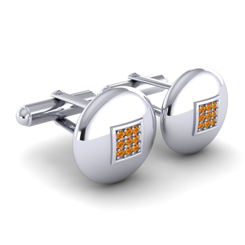 Citrine Cufflinks