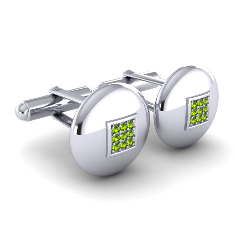 Peridot Cufflinks