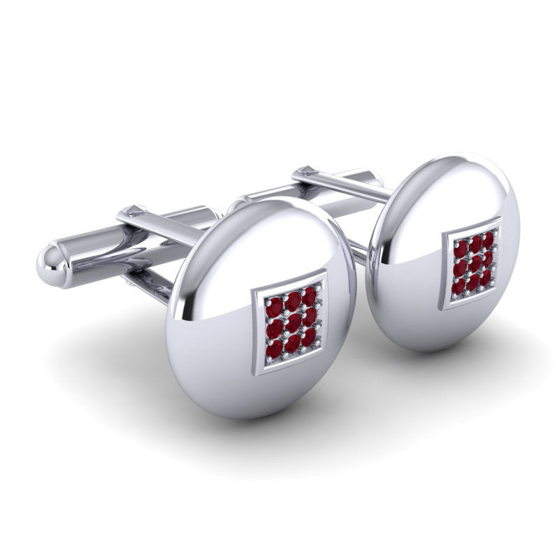 Ruby Cufflinks