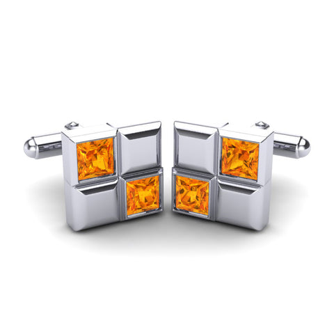Citrine Cufflinks
