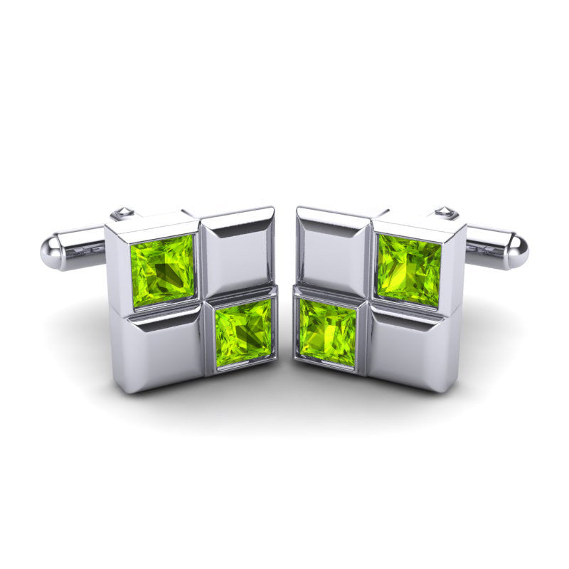 Peridot Cufflinks