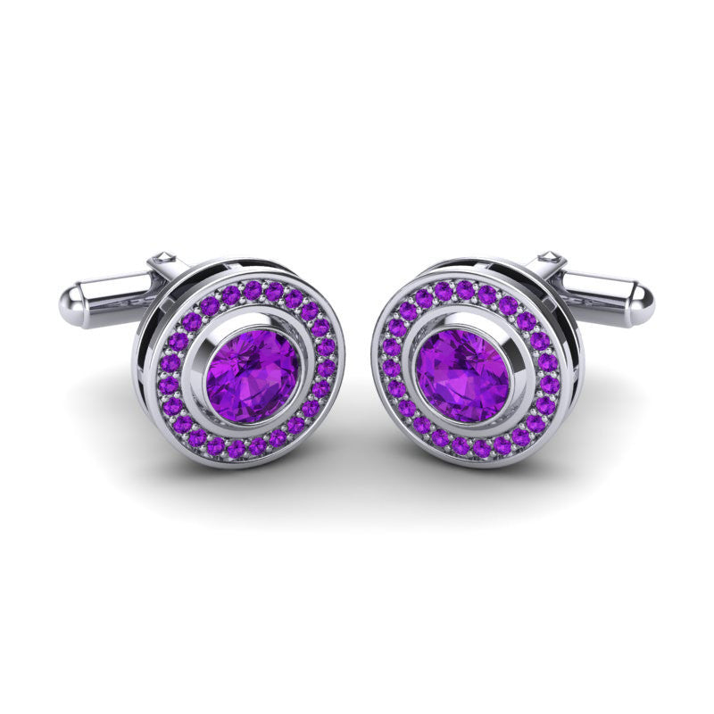 Amethyst Cufflinks
