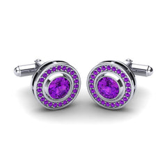 Amethyst Cufflinks