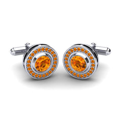 Citrine Cufflinks