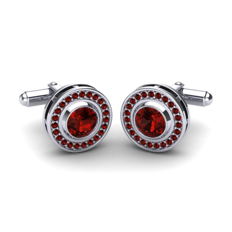 Garnet Cufflinks