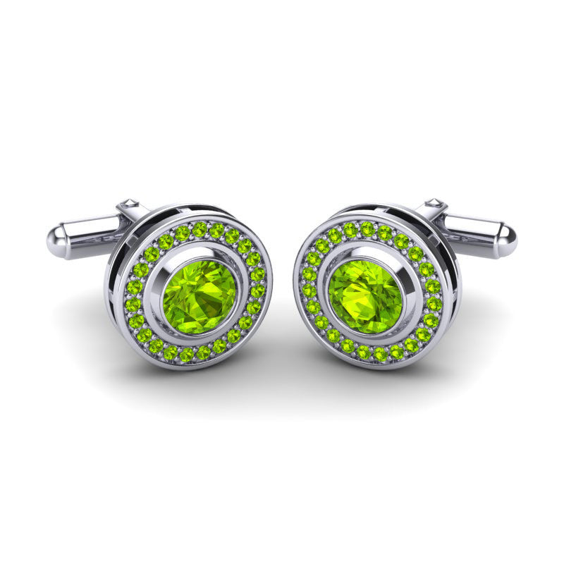 Peridot Cufflinks