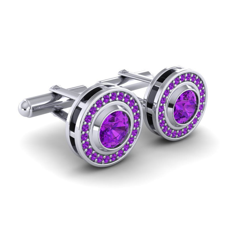 Amethyst Cufflinks