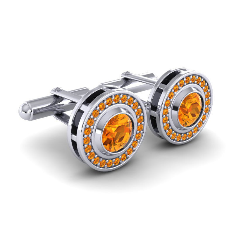 Citrine Cufflinks