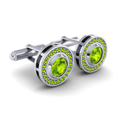 Peridot Cufflinks
