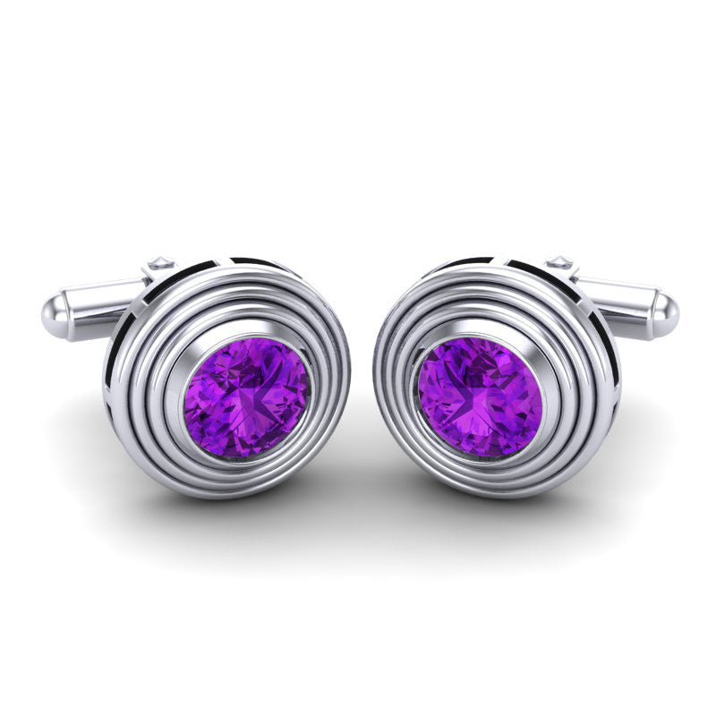 Amethyst Cufflinks
