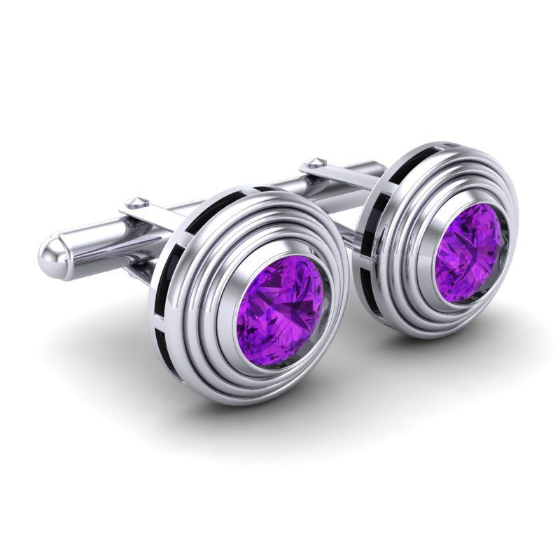 Amethyst Cufflinks