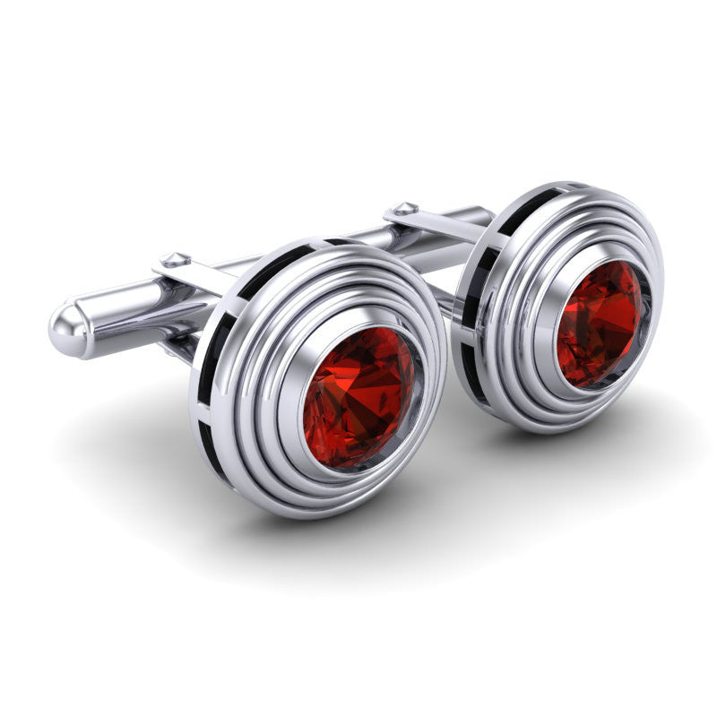 Garnet Cufflinks
